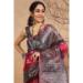 Picture of Stunning Chiffon Fire Brick Saree
