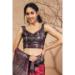 Picture of Stunning Chiffon Fire Brick Saree