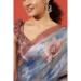 Picture of Fine Chiffon Light Slate Grey Saree