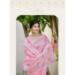 Picture of Bewitching Linen Pale Violet Red Saree