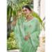 Picture of Fine Linen Dark Sea Green Saree