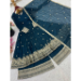 Picture of Fine Silk Dark Slate Grey Readymade Salwar Kameez