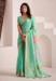 Picture of Nice Linen Dark Sea Green Saree