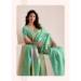 Picture of Nice Linen Dark Sea Green Saree