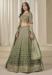 Picture of Marvelous Silk Dark Olive Green Lehenga Choli