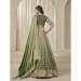 Picture of Marvelous Silk Dark Olive Green Lehenga Choli