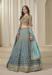 Picture of Gorgeous Silk Cadet Blue Lehenga Choli