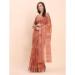 Picture of Gorgeous Cotton & Linen Indian Red Saree