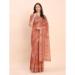 Picture of Gorgeous Cotton & Linen Indian Red Saree