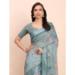 Picture of Marvelous Cotton & Linen Dark Sea Green Saree