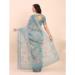 Picture of Marvelous Cotton & Linen Dark Sea Green Saree