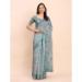 Picture of Marvelous Cotton & Linen Dark Sea Green Saree