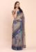 Picture of Enticing Cotton & Linen Steel Blue Saree