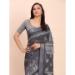 Picture of Delightful Cotton & Linen Dim Gray Saree
