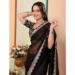 Picture of Exquisite Organza Black Saree