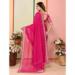 Picture of Gorgeous Organza Pink Saree