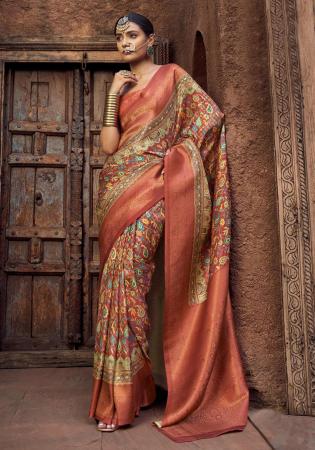 Picture of Delightful Silk Maroon Saree