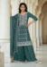 Picture of Chiffon Light Slate Grey Readymade Salwar Kameez