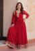 Picture of Sublime Georgette Crimson Readymade Gown