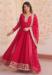 Picture of Radiant Georgette Dark Red Readymade Gown