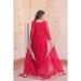 Picture of Radiant Georgette Dark Red Readymade Gown