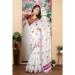 Picture of Superb Cotton & Linen Off White Saree