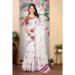 Picture of Superb Cotton & Linen Off White Saree