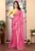 Picture of Exquisite Cotton & Linen Hot Pink Saree