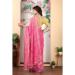 Picture of Exquisite Cotton & Linen Hot Pink Saree