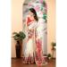 Picture of Statuesque Cotton & Linen Antique White Saree