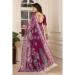 Picture of Fascinating Cotton & Linen Plum Saree