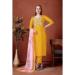 Picture of Ravishing Chiffon Golden Rod Readymade Salwar Kameez