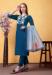 Picture of Chiffon Midnight Blue Readymade Salwar Kameez