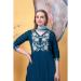 Picture of Chiffon Midnight Blue Readymade Salwar Kameez