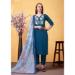 Picture of Chiffon Midnight Blue Readymade Salwar Kameez