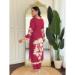 Picture of Delightful Chiffon Maroon Readymade Salwar Kameez