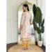 Picture of Bewitching Chiffon Off White Readymade Salwar Kameez