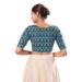 Picture of Fine Cotton Steel Blue Designer Blouse
