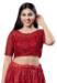 Picture of Beauteous Net Maroon Designer Blouse
