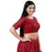 Picture of Beauteous Net Maroon Designer Blouse
