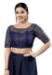 Picture of Exquisite Net Midnight Blue Designer Blouse