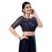 Picture of Exquisite Net Midnight Blue Designer Blouse