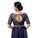 Picture of Exquisite Net Midnight Blue Designer Blouse