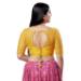 Picture of Taking Net Golden Rod Designer Blouse