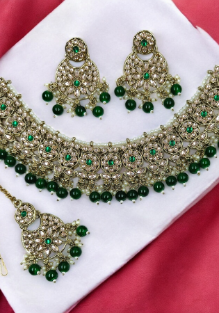 Picture of Classy Dark Green Necklace Set