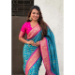 Picture of Ravishing Silk Steel Blue Saree