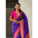 Picture of Ideal Silk Navy Blue Saree