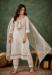 Picture of Bewitching Rayon Ghost White Readymade Salwar Kameez