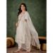 Picture of Bewitching Rayon Ghost White Readymade Salwar Kameez