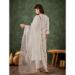 Picture of Bewitching Rayon Ghost White Readymade Salwar Kameez
